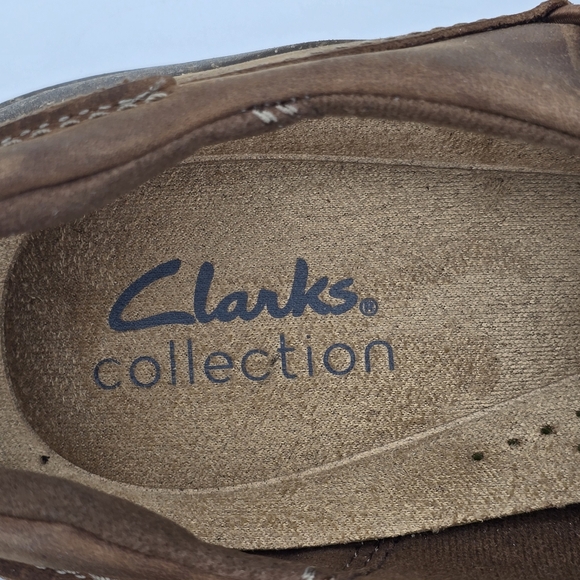 Clarks Collection Roseville Dot Loafers, Dark Tan Combination, Leather, 8M - Picture 11 of 16